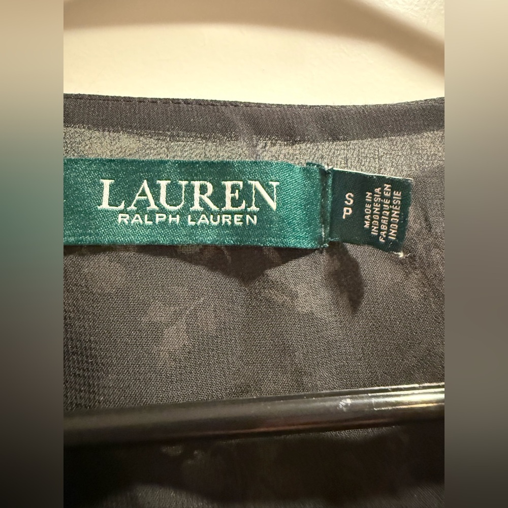 Lauren Ralph Lauren Aindrea Womens Ruffles Smocked Blouse Size SP - Picture 11 of 13